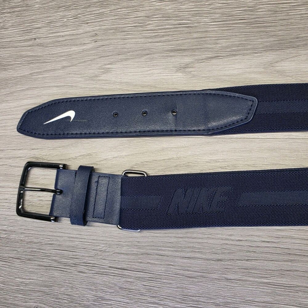 Nike Baseball Belt 3.0 Adult 28"- 43" Adjustable Midnight Navy Blue OSFA - Picture 6 of 6
